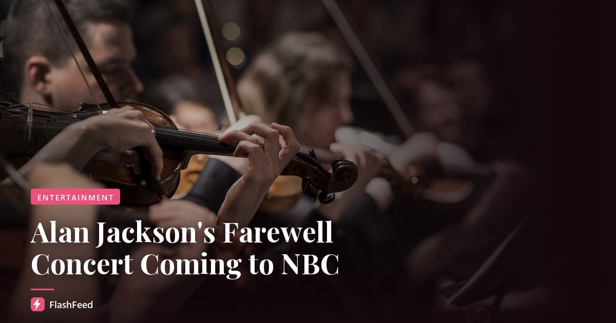 Alan Jackson's Farewell Concert Coming to NBC