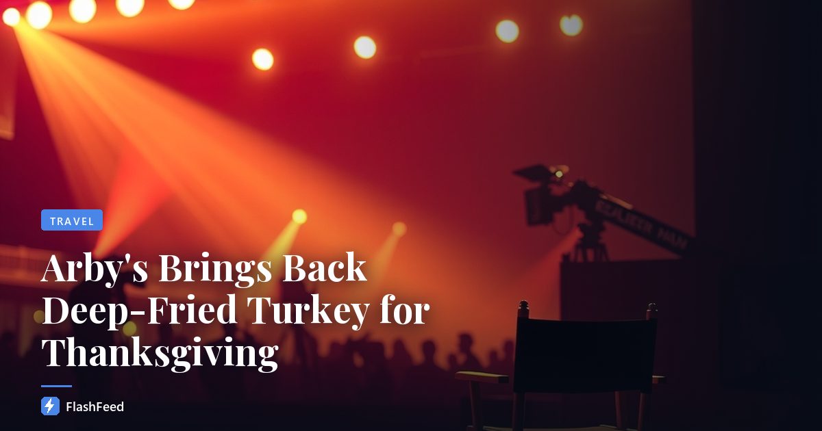 Arby's Brings Back Deep-Fried Turkey for Thanksgiving