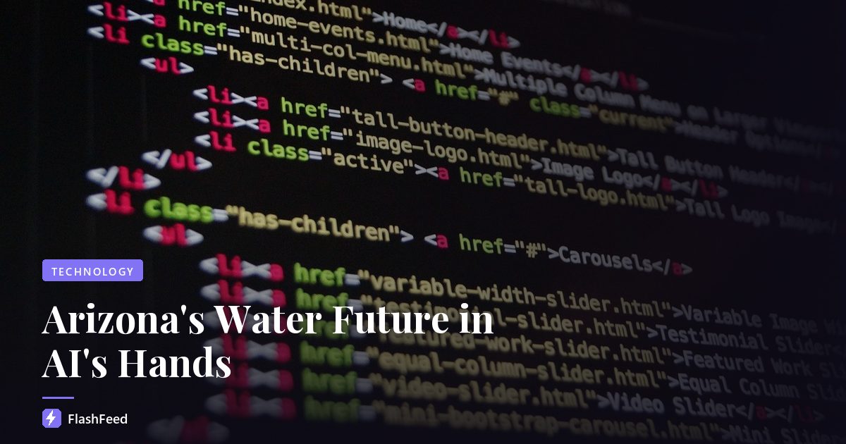 Arizona's Water Future in AI's Hands