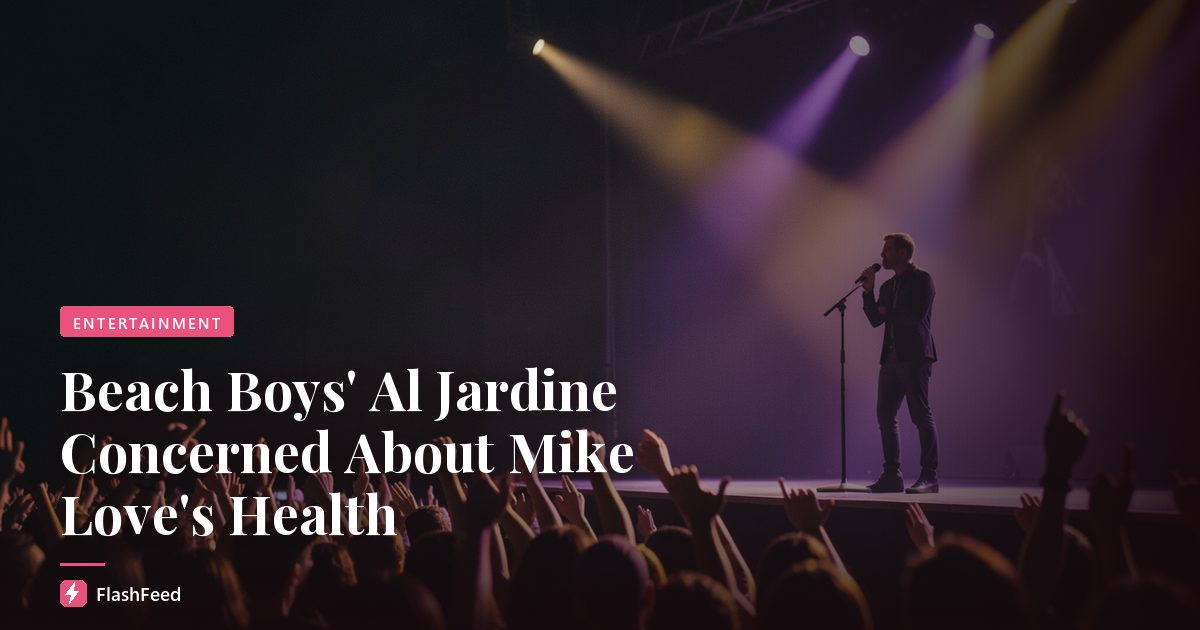 Beach Boys' Al Jardine Concerned About Mike Love's Health