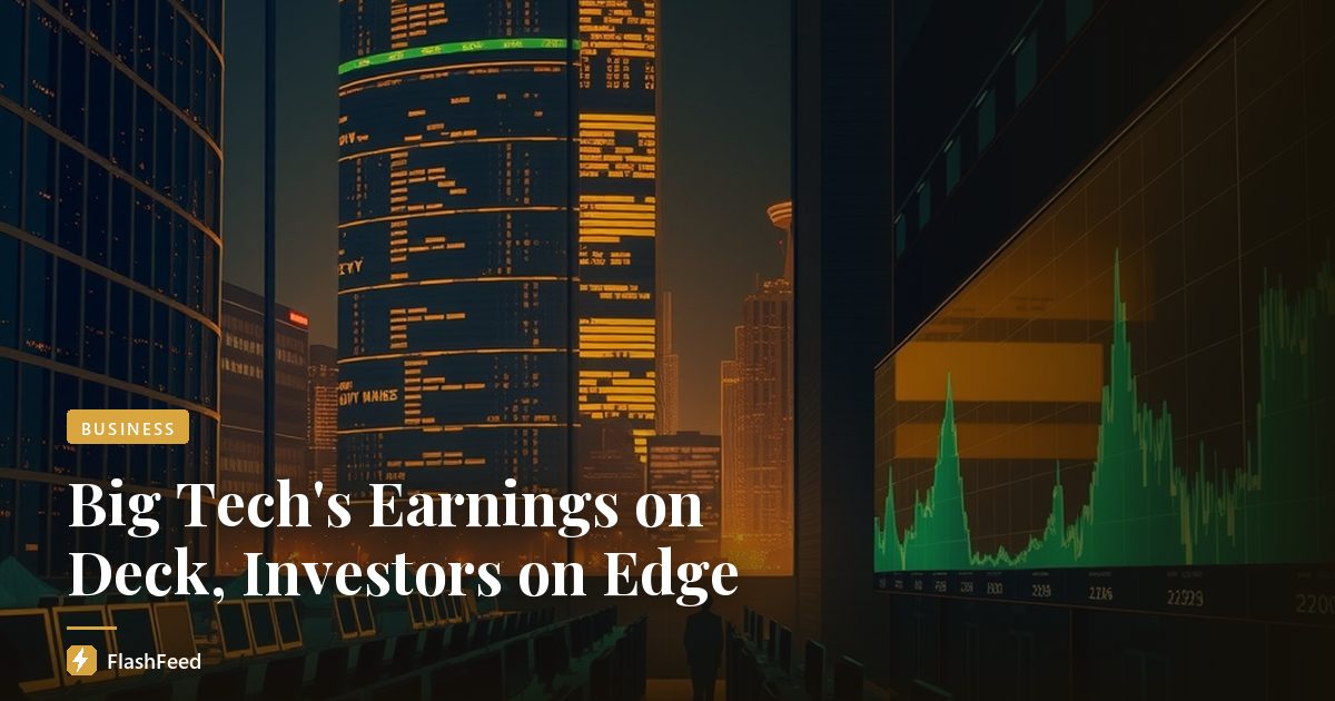 Big Tech's Earnings on Deck, Investors on Edge