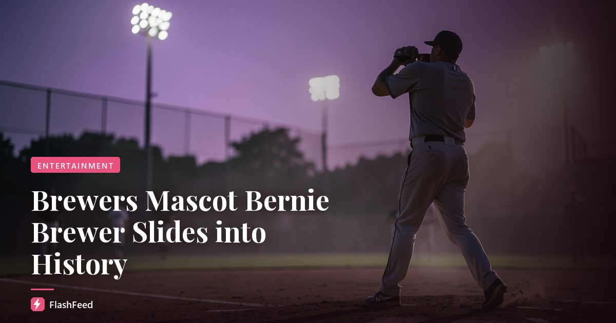 Brewers Mascot Bernie Brewer Slides into History