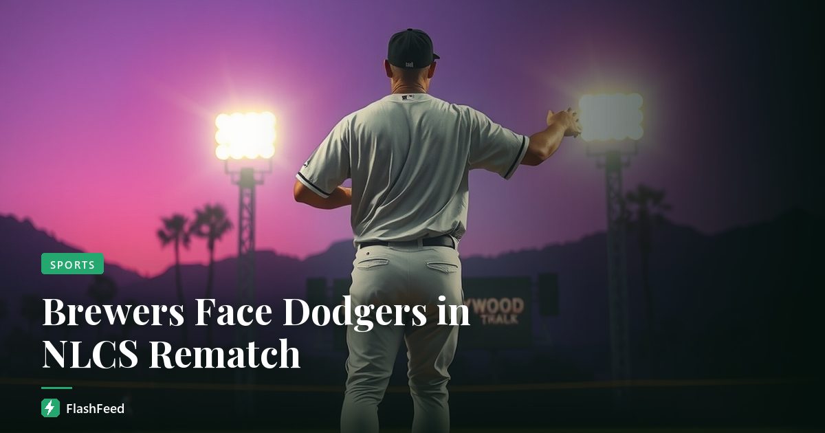 Brewers Face Dodgers in NLCS Rematch
