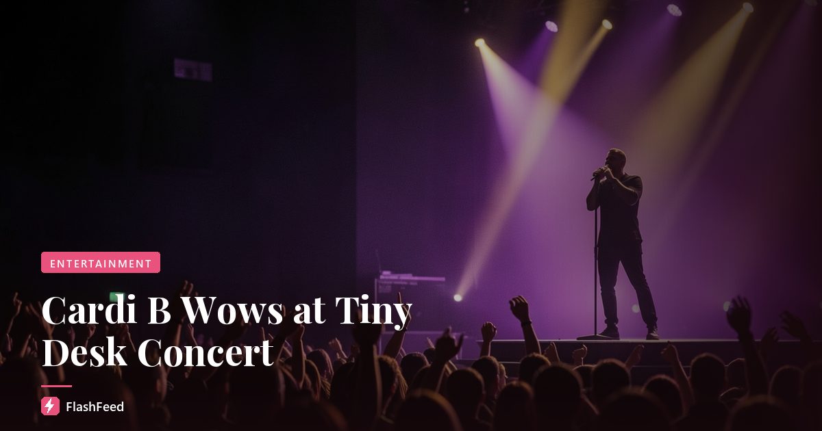 Cardi B Wows at Tiny Desk Concert