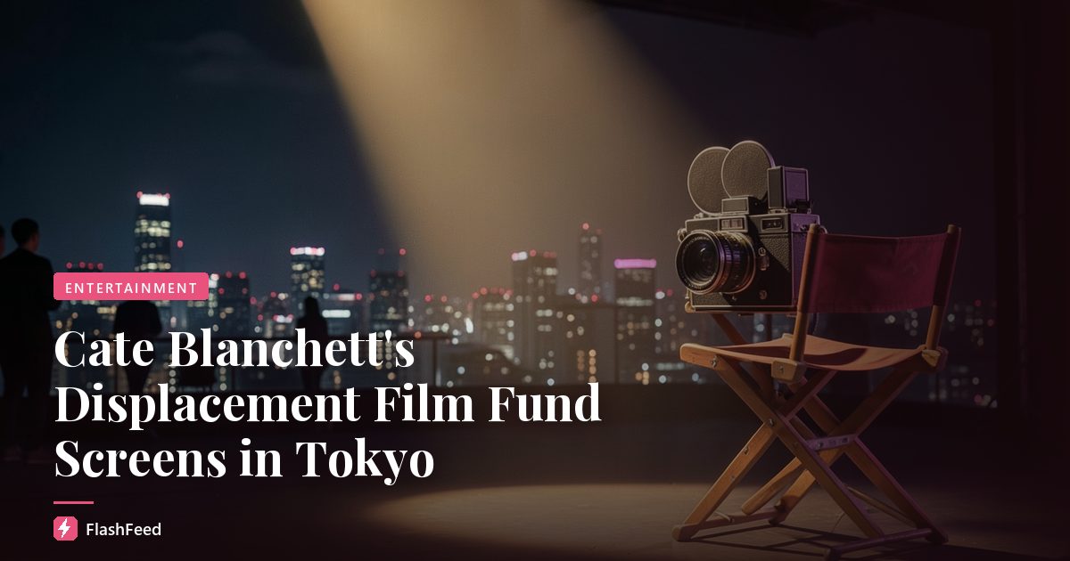 Cate Blanchett's Displacement Film Fund Screens in Tokyo