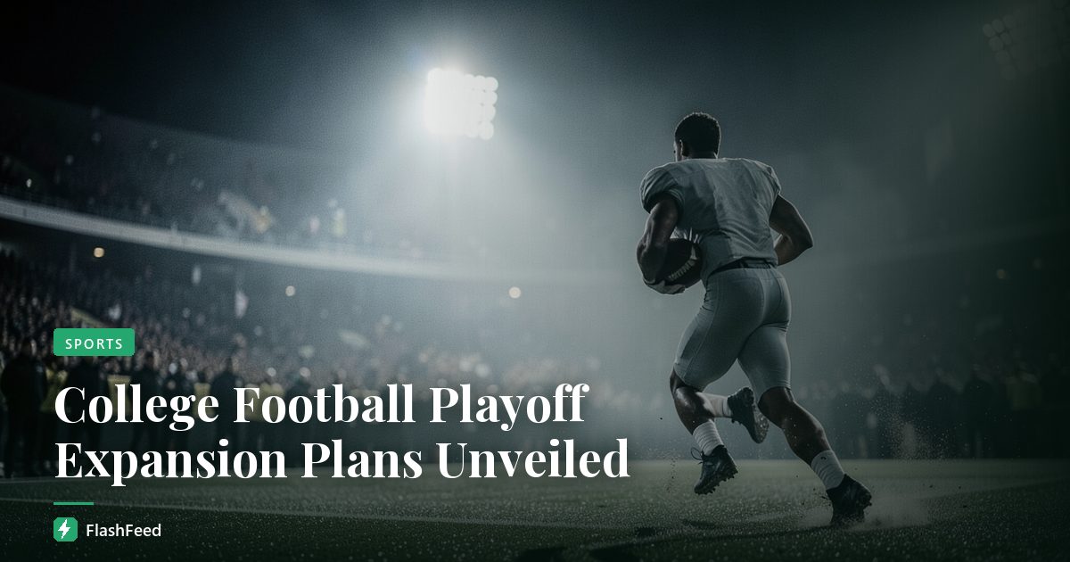 College Football Playoff Expansion Plans Unveiled