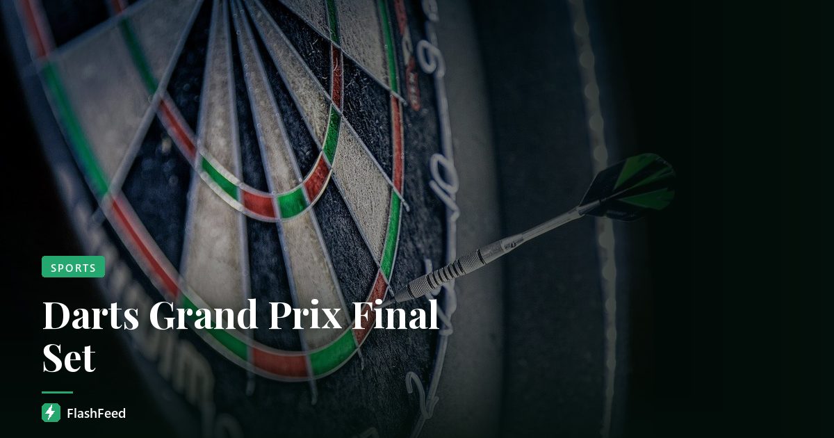 Darts Grand Prix Final Set