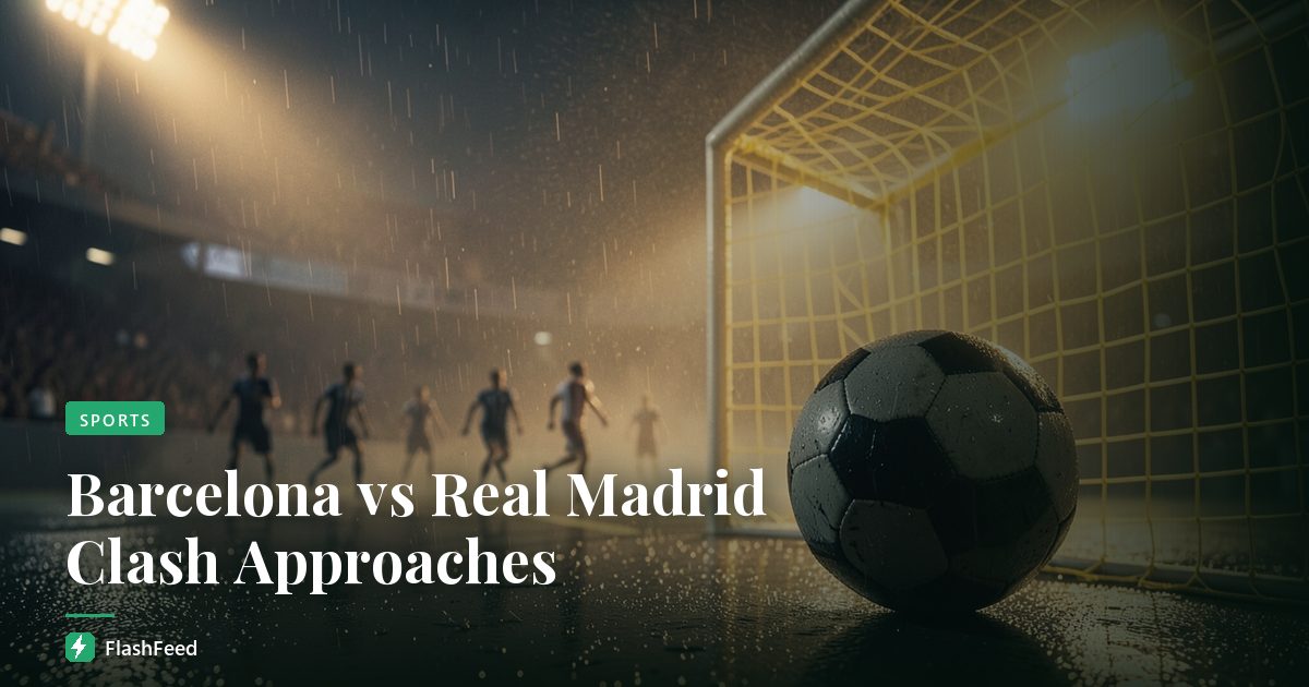 Barcelona vs Real Madrid Clash Approaches