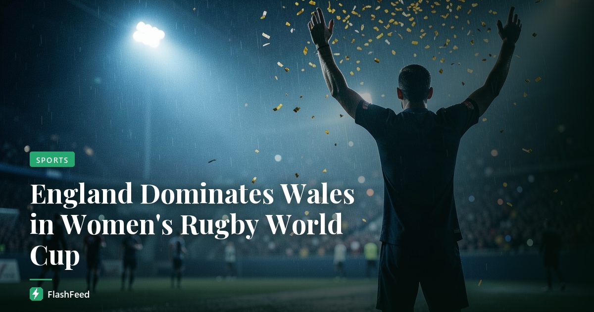 England Dominates Wales in Women's Rugby World Cup