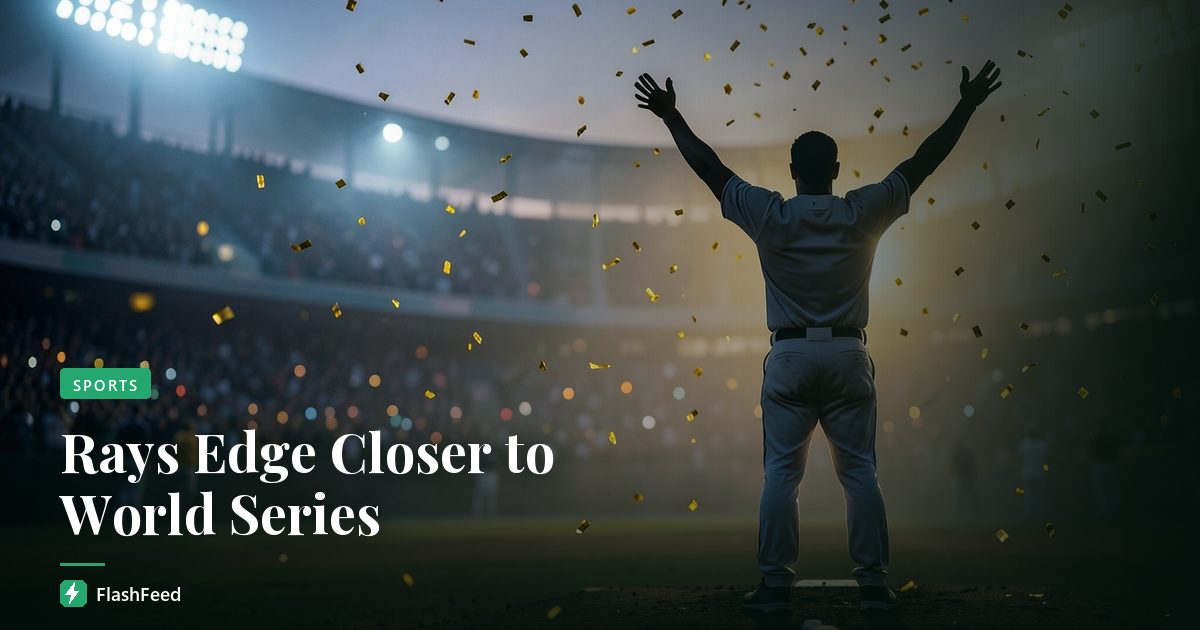Rays Edge Closer to World Series
