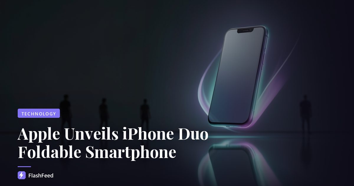 Apple Unveils iPhone Duo Foldable Smartphone