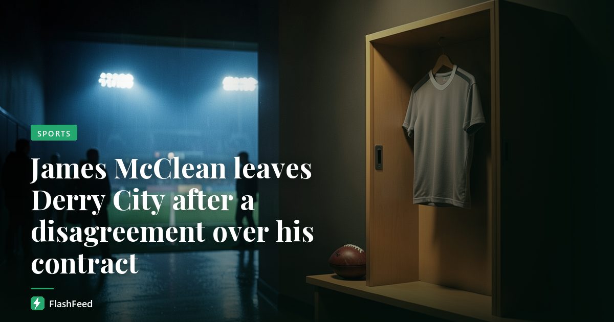 James McClean leaves Derry City after a disagreement over his contract