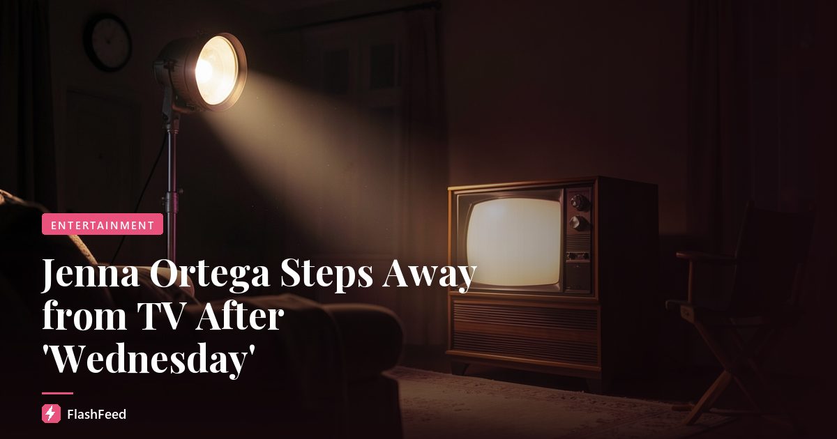Jenna Ortega Steps Away from TV After 'Wednesday'