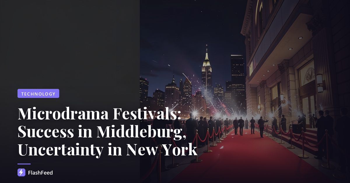 Microdrama Festivals: Success in Middleburg, Uncertainty in New York