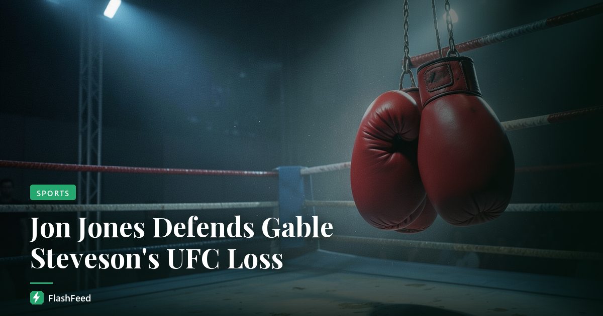 Jon Jones Defends Gable Steveson's UFC Loss