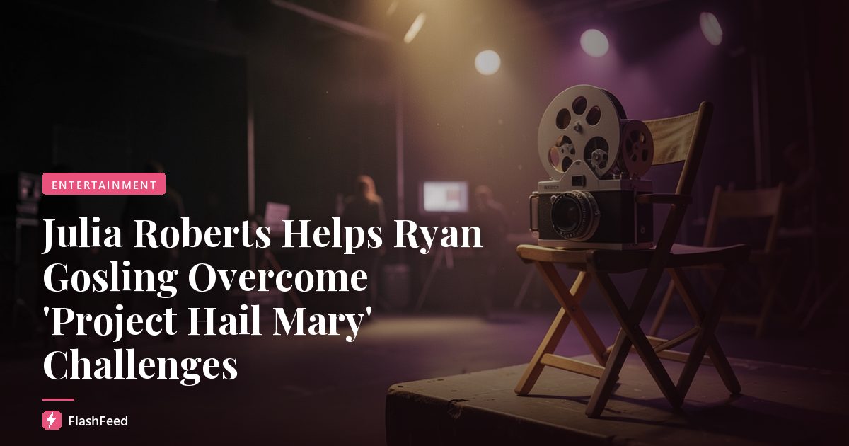 Julia Roberts Helps Ryan Gosling Overcome 'Project Hail Mary' Challenges