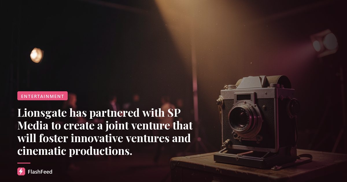 Lionsgate has partnered with SP Media to create a joint venture that will foster innovative ventures and cinematic productions.