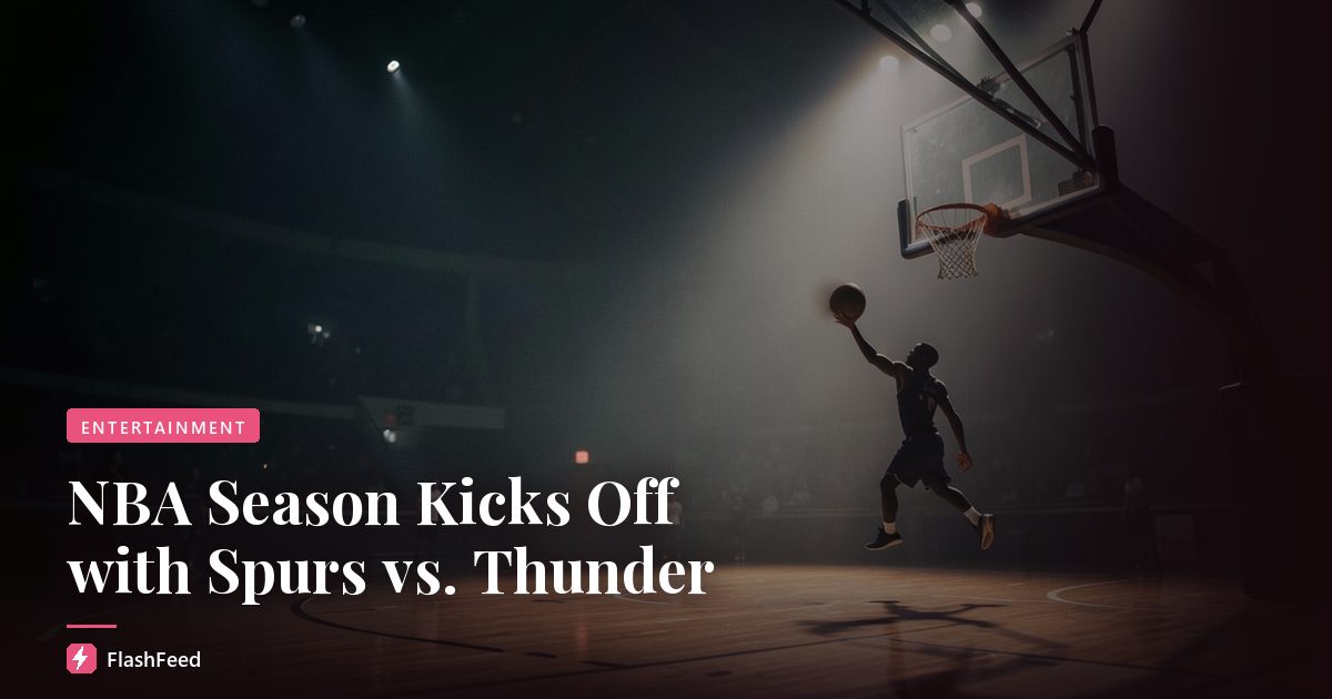 NBA Season Kicks Off with Spurs vs. Thunder