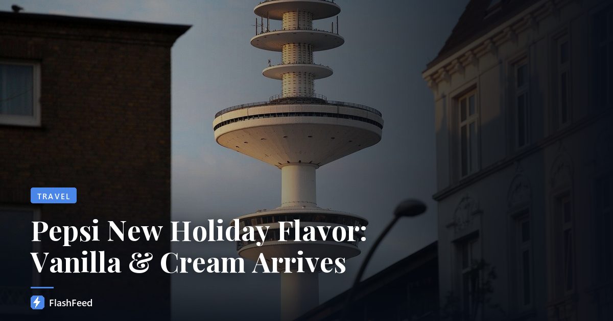 Pepsi New Holiday Flavor: Vanilla & Cream Arrives