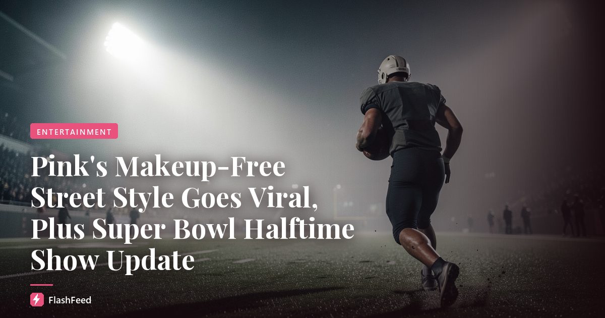 Pink's Makeup-Free Street Style Goes Viral, Plus Super Bowl Halftime Show Update