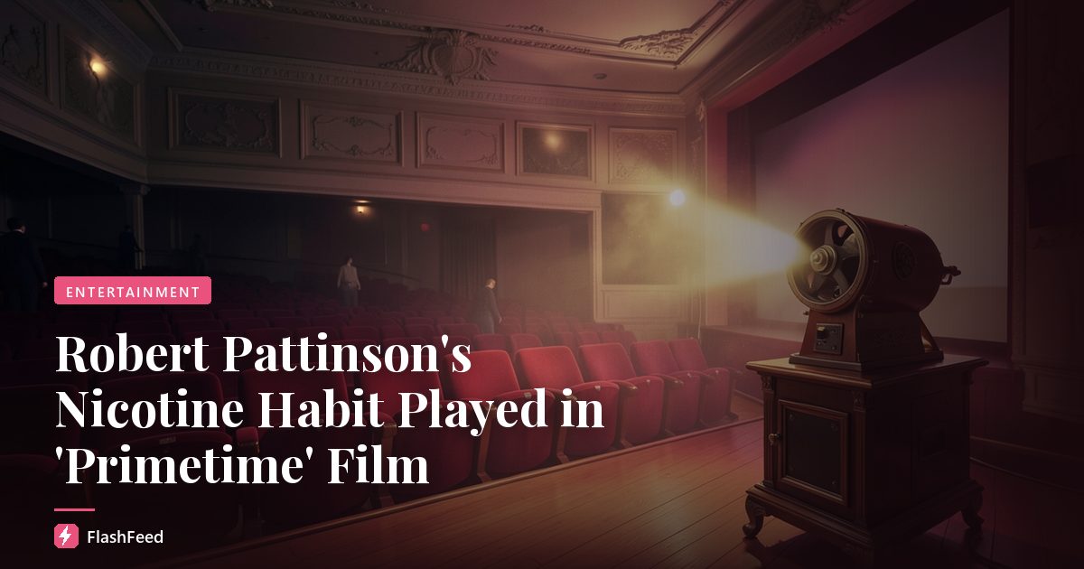 Robert Pattinson's Nicotine Habit Played in 'Primetime' Film