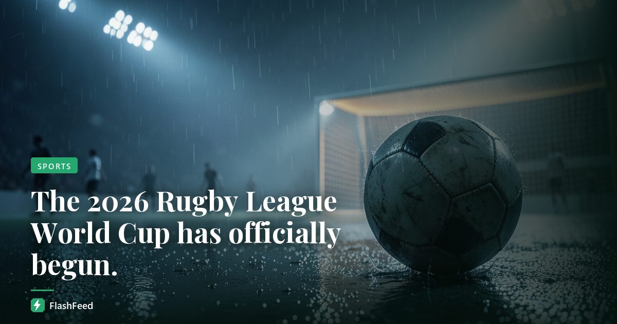 The 2026 Rugby League World Cup has officially begun.
