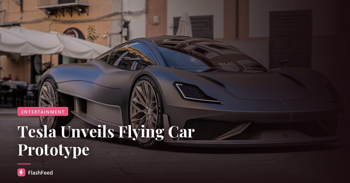 Tesla Unveils Flying Car Prototype