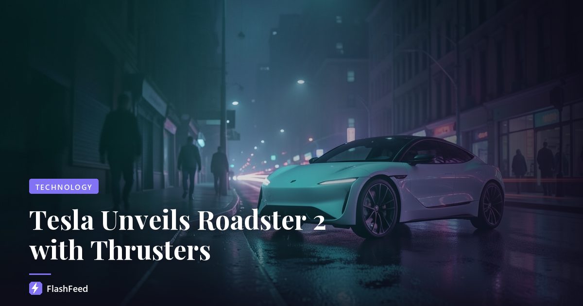 Tesla Unveils Roadster 2 with Thrusters