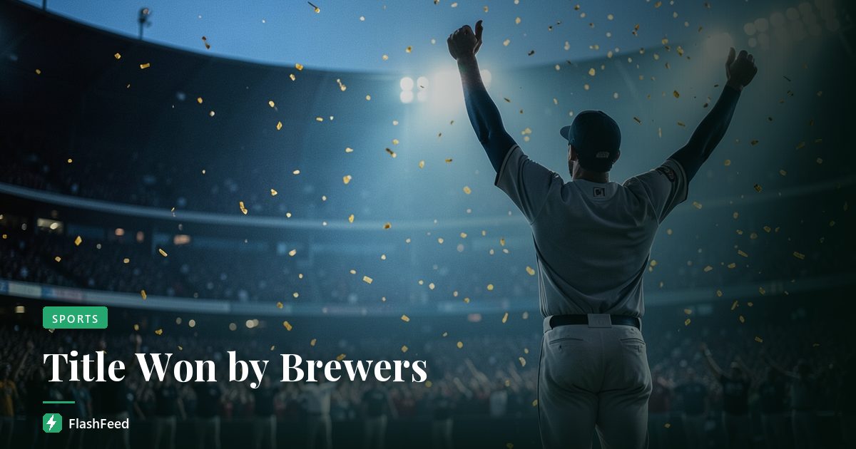 Title Won by Brewers