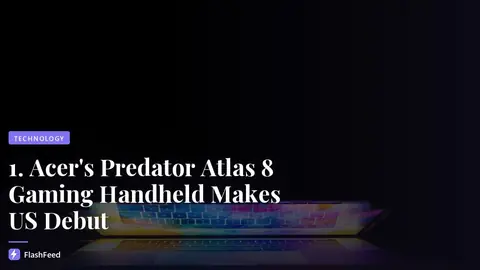 Acer's Predator Atlas 8 gaming handheld finally launches at Best Buy on November 1 for $1,300 (illustration)