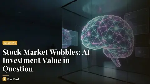 Is this the beginning of the end of the AI stock market boom? (illustration)