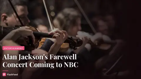 Alan Jackson’s Farewell Concert Sets December Release on NBC (illustration)
