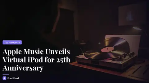 Apple Music has a fun Easter egg for the iPod's 25th anniversary (illustration)