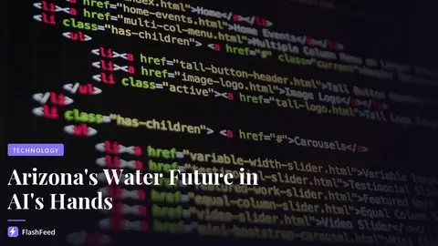 AI has come for Arizona’s water (illustration)