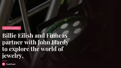Billie Eilish and Finneas Enter the Jewelry Business With New John Hardy Collection (illustration)
