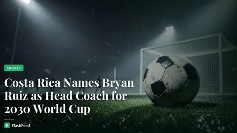 Former Fulham star Bryan Ruiz named Costa Rica head coach on permanent basis with mission to reach 2030 World  (illustration)