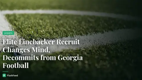 Elite linebacker recruit decommits from Georgia football (illustration)