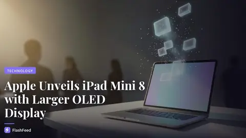 Apple updates the iPad mini with an A20 processor and OLED display (illustration)