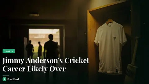 Jimmy Anderson set to retire from cricket as Lancashire opt against renewing contract (illustration)