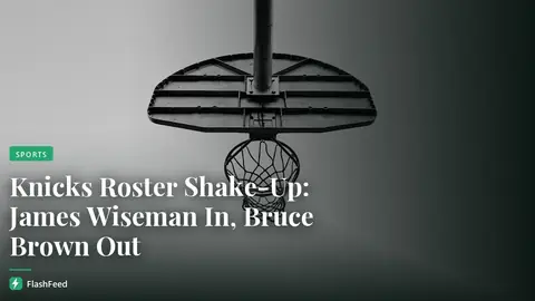 Knicks finalize roster as James Wiseman gets last spot over Bruce Brown (illustration)