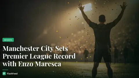 Manchester City are breaking records under Enzo Maresca, but there’s still work to do (illustration)