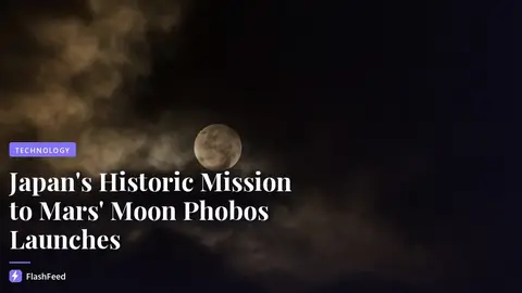Japan launching bold sample-return mission to Mars moon Phobos today: Watch it live (illustration)