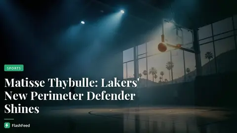 How Matisse Thybulle ended up with the Lakers (illustration)
