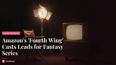 ‘Fourth Wing’ Series: Esther McGregor and Emilio Sakraya Cast as Violet and Xaden (illustration)