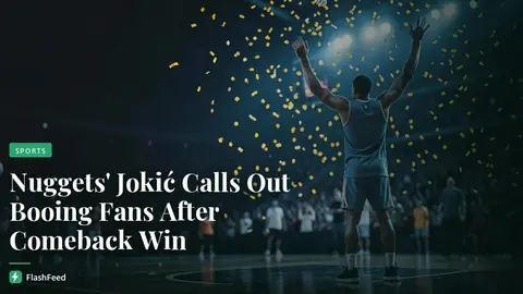 Nikola Jokić says Nuggets fans who booed during comeback win over Pelicans are 'not welcome anymore' (illustration)