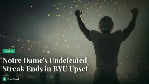Big 12 rules Notre Dame should have been allowed another play after officiating error in loss to BYU (illustration)