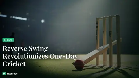 How one rule change is altering the face of one-day cricket (illustration)