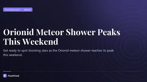 How to See the Orionid Meteor Shower and Other Upcoming Astronomical Events (illustration)