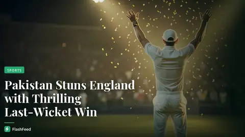 England stunned after Shadab Khan’s miraculous century delivers one-wicket win for Pakistan (illustration)