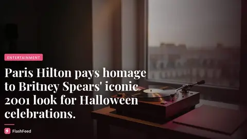 Paris Hilton Is a ‘Slave 4 U’ in 4th Annual Britney Spears Halloween Costume: ‘Such a Legendary Moment in Pop  (illustration)